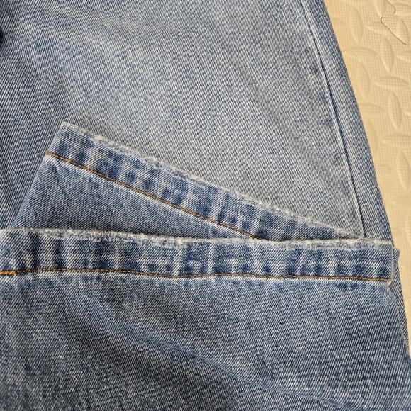 Abrand Jeans Womens 27 NEW High & Wide Alexis Rip Organic Cotton Vintage Blue - Picture 15 of 15